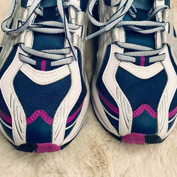 Asics OG Gel Preleus Size 7 Walking Shoe Teal- Silver- Fushia Color Way - Picture 11 of 11